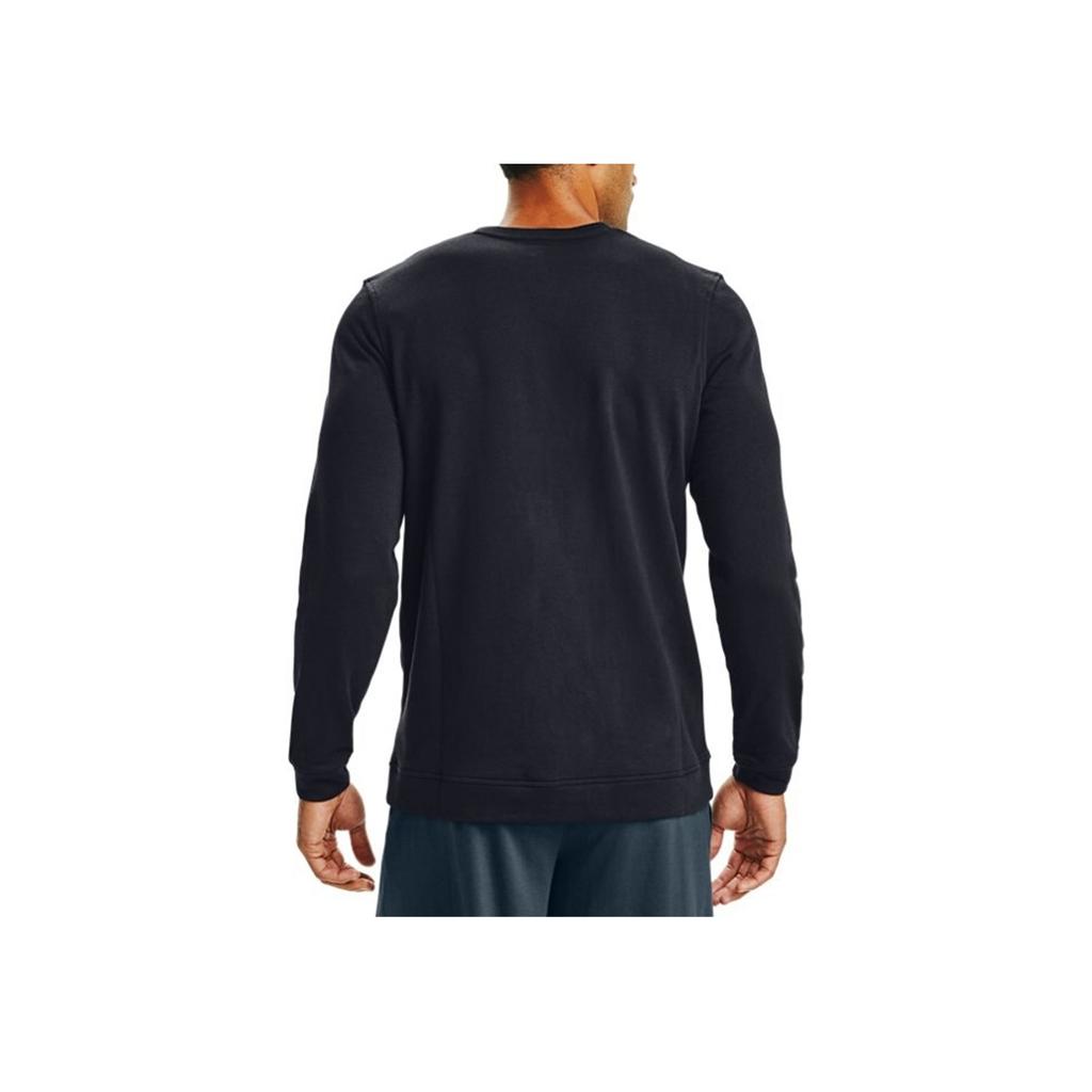 Under Armour Спортивный стиль Terry Training Crewneck Sweatshirt Мужской свитшот Черный 1360735-001