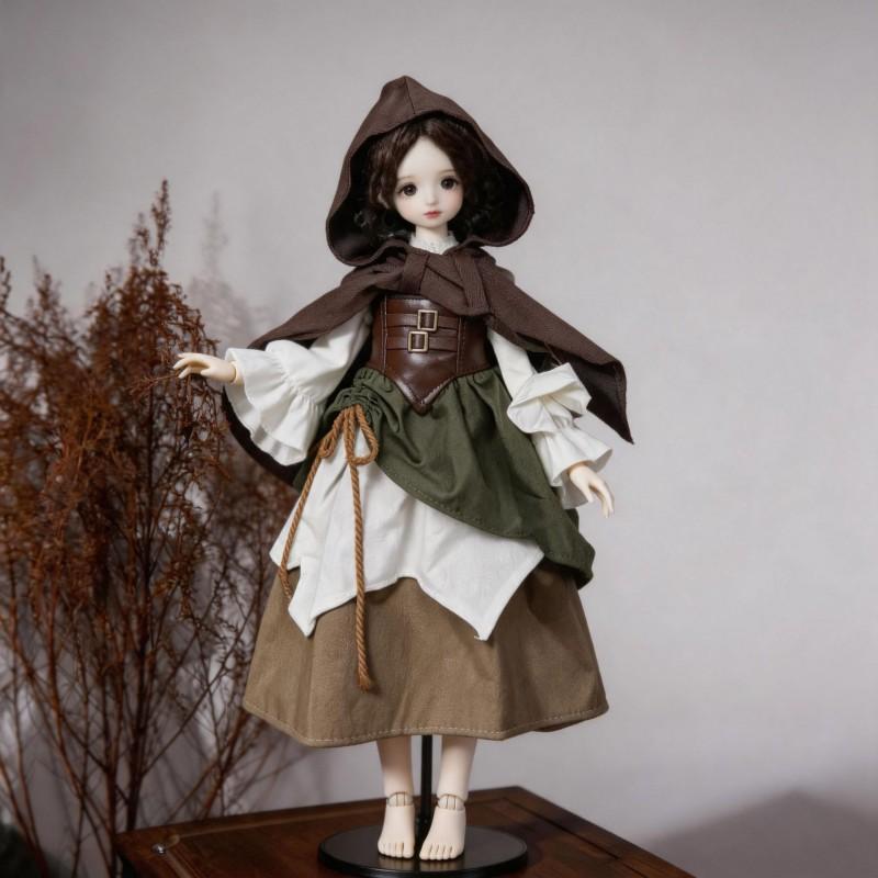 6-inch BJD Doll Outfit Set 30cm Female Dolls Clothes Only No Shoes