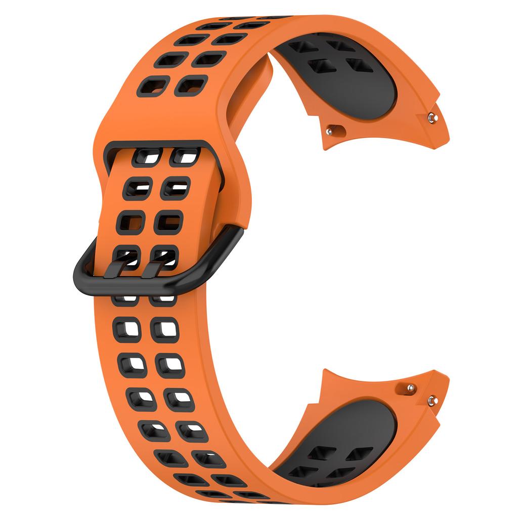 Двухцветный силиконовый ремешок для Samsung Galaxy Watch 7/6/Classic/5/4 44мм 40мм 47мм 43мм/5 Pro 45мм Браслет Ремешок Аксессуары