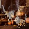    Standing Dog Skeleton Halloween Prop for   Decor  