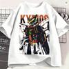 Casual Gundam TShirts For Unisex Crewneck Cotton T Shirts Kyrios Short Sleeve Tees Printed Tops