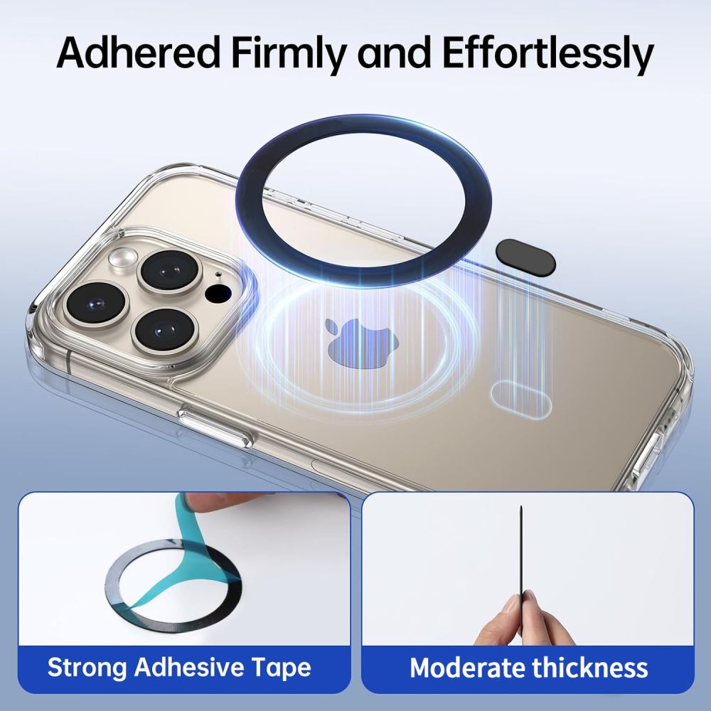 Tech-Protect Mmp-100 Magnetic Magsafe Ring 2-Pack Black & White