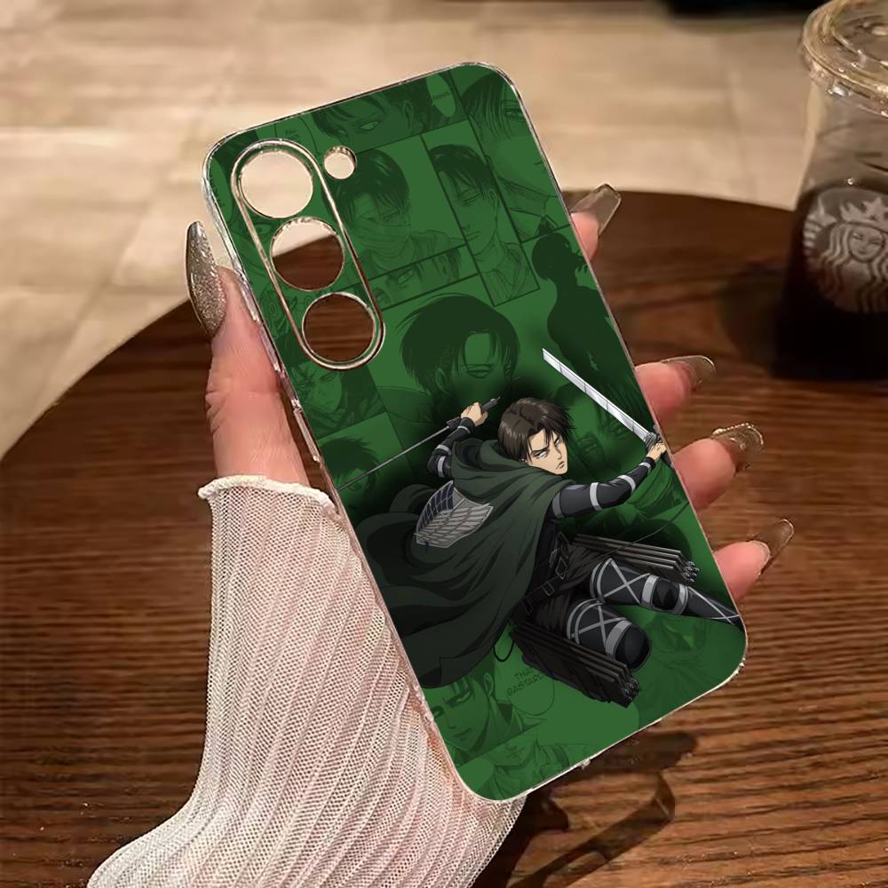 A-ttack -on -Titan -Eren Y-Yeager Phone Case For Samsung Galaxy A71,A70,A52,A51,A40,A30 Transparent Cover