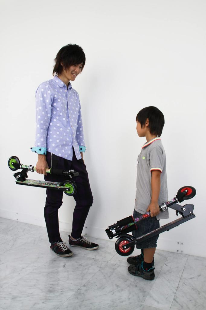 RANGS Japan R1 Langs Scooter Black Складной 3 уровня регулировки Легкий