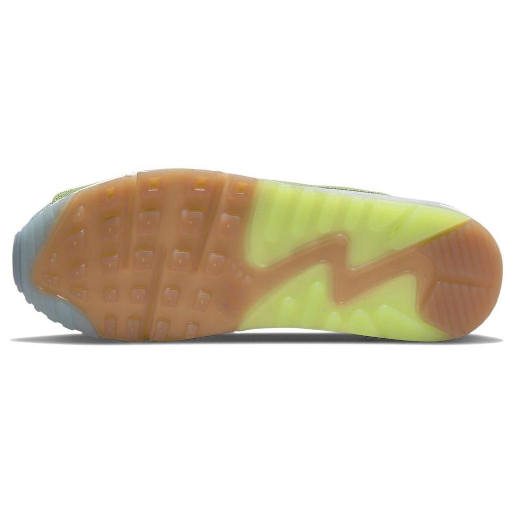 Nike Кроссовки мужские Air Max 90 SE Sun Club - Worn Blue Treeline Мультицветные Волк-Серый Копа DM0036-400