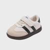 2024 Spring/Autumn Toddler Shoes for Boys & Girls (1-2 Years) - Leather, Sporty Small White Sneakers
