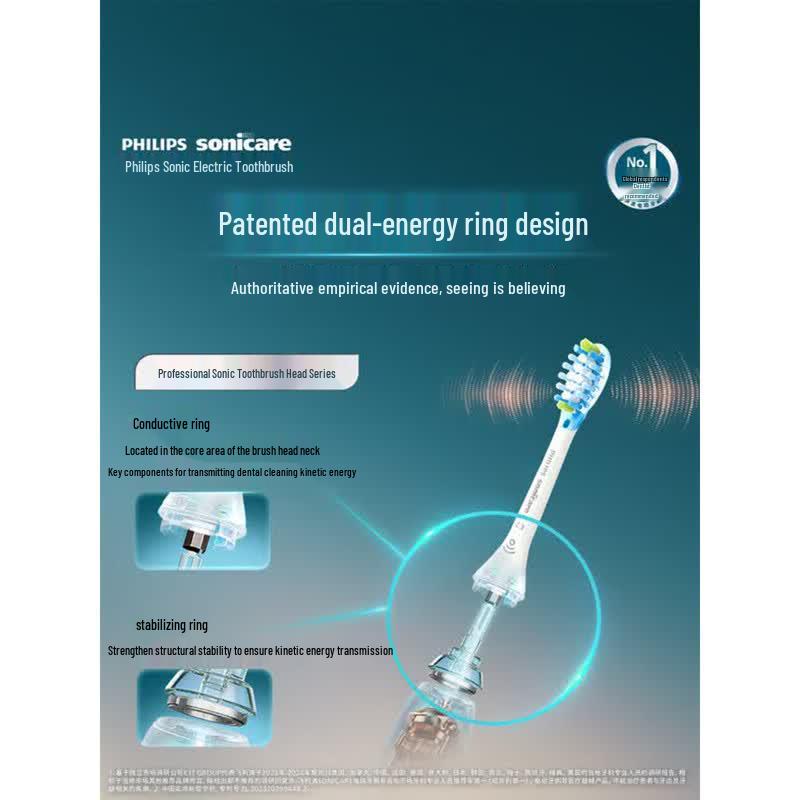 Philips Электрическая зубная щетка Sonicare ExpertClean, вилка CN (адаптер в комплекте)