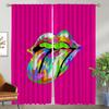Плотные шторы для комнаты 2 панели The Rollings Stones Halloween Decoration Shades Шторы для детской комнаты Разделение гостиной кухни