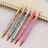 Cute Daisy Press Ballpoint Pen Luxury Cute Wedding Gold Metal Stationery School Office Supplies 5 Pieces