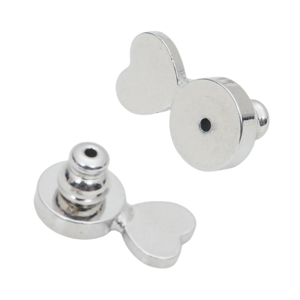 Подставки для сережек в форме сердца, 1 пара, позолоченные, подъемные беруши в форме сердца, подъемные беруши для тяжелых сережек и висячих ушей