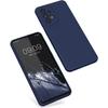 Coque - BOOLING - pour Samsung Galaxy A33 5G - Protection silicone antichoc - 2 verres trempés - Bleu marine