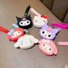 Очаровательные мягкие резиновые брелки-кошельки Sanrio, идеально подходят для подарка и коллекционирования