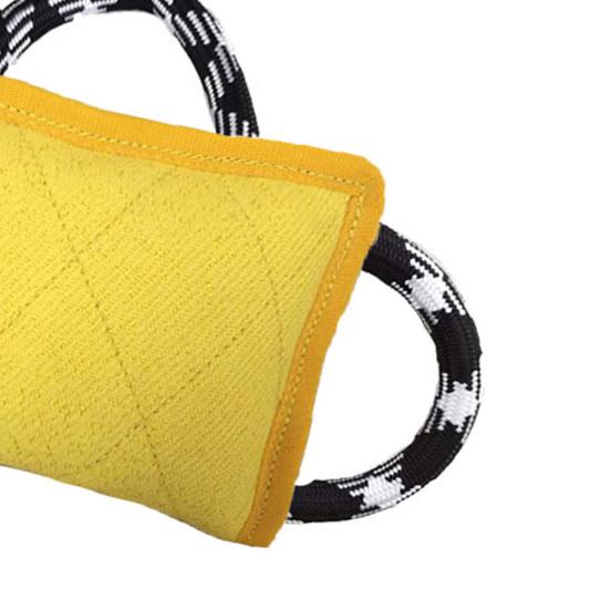 Игрушка-буксир для собак, устойчивые к укусам, тренировки, интерактивные игровые игрушки, дрессировка собак из льна