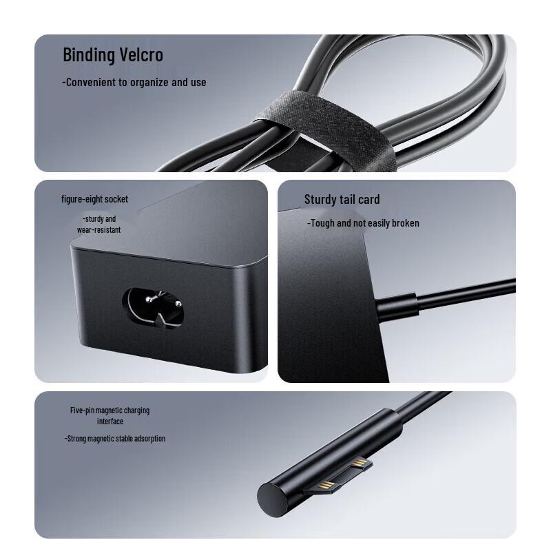 65W Power Adapter for Microsoft Surface