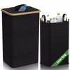 100L Recycling Bin Foldable Large Portable Recycling Storage Box with Lid For Bottle Cans Kitchen Recycling Basket