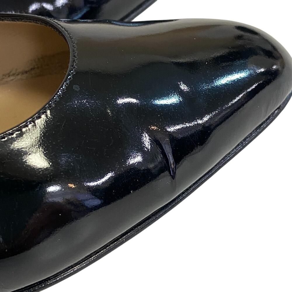 Salvatore Ferragamo Лакированные туфли-лодочки черные Лакированная кожа Женские Б/У