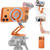 OMOTON TP06-E [3-Adjust] Sturdy Magnetic Phone Tripod for iPhone 17, Sliver
