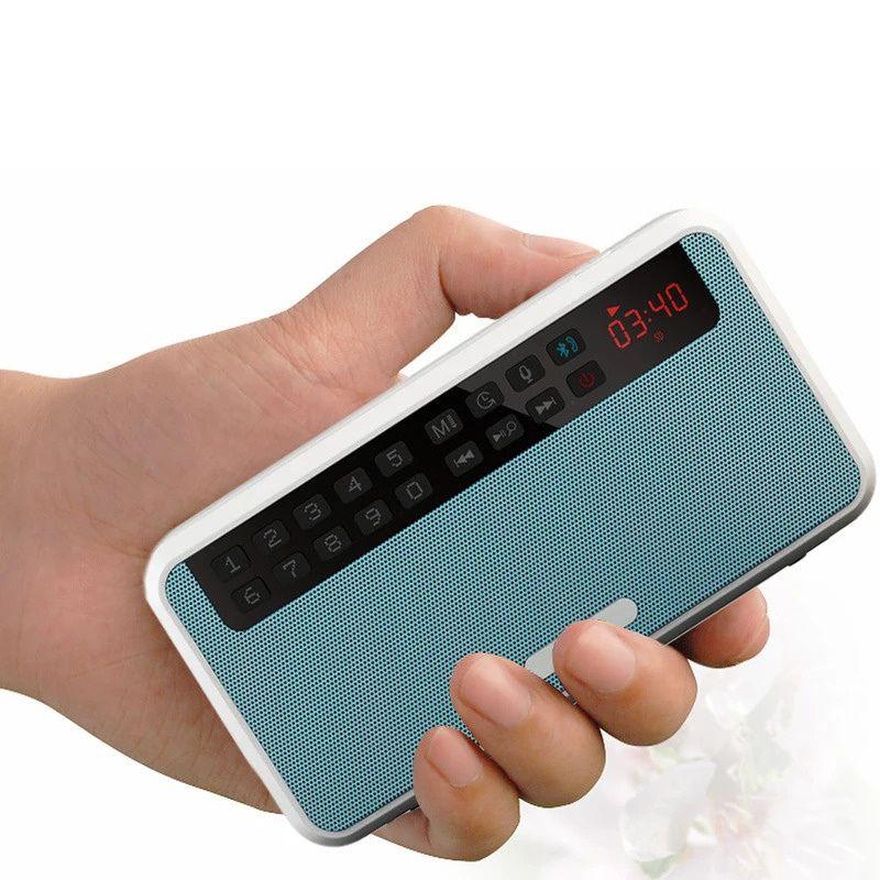 Портативные стереодинамики мощностью 6 Вт с поддержкой Bluetooth, FM-радио, музыкальный проигрыватель USB с поддержкой TF-карт