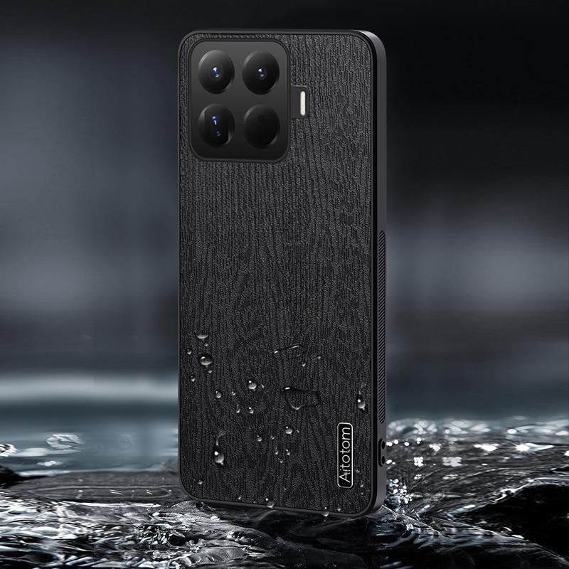 Чехол для Xiaomi 15T / 15T Pro с текстурой дерева и дизайном в виде листьев, защитный чехол для телефона Xiaomi 15T Pro