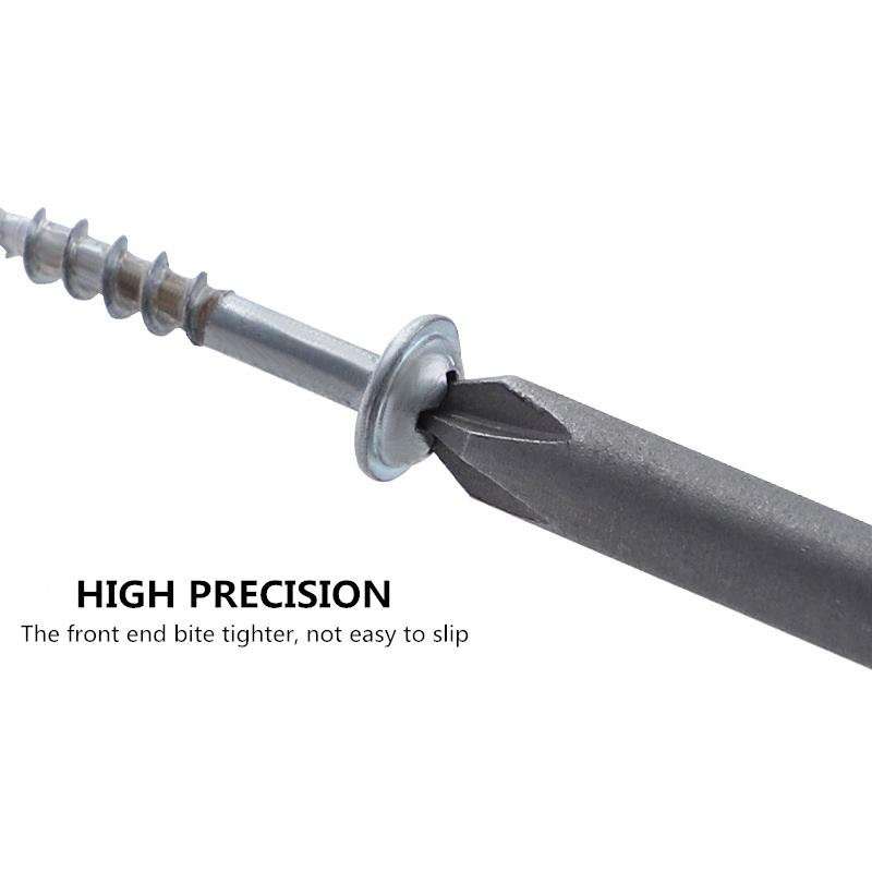 12 шт. 1/4" шестигранник 50 75 100 мм S2 сплав отвертка биты магнитный набор PH электрическая отвертка биты набор инструментов ручной инструмент