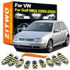 ZITWO 13 шт. Комплект светодиодных ламп для освещения салона и потолка для VW Volkswagen Golf 4 MK4 1999 2000 2001 2002 2003 2004 2005 Аксессуары