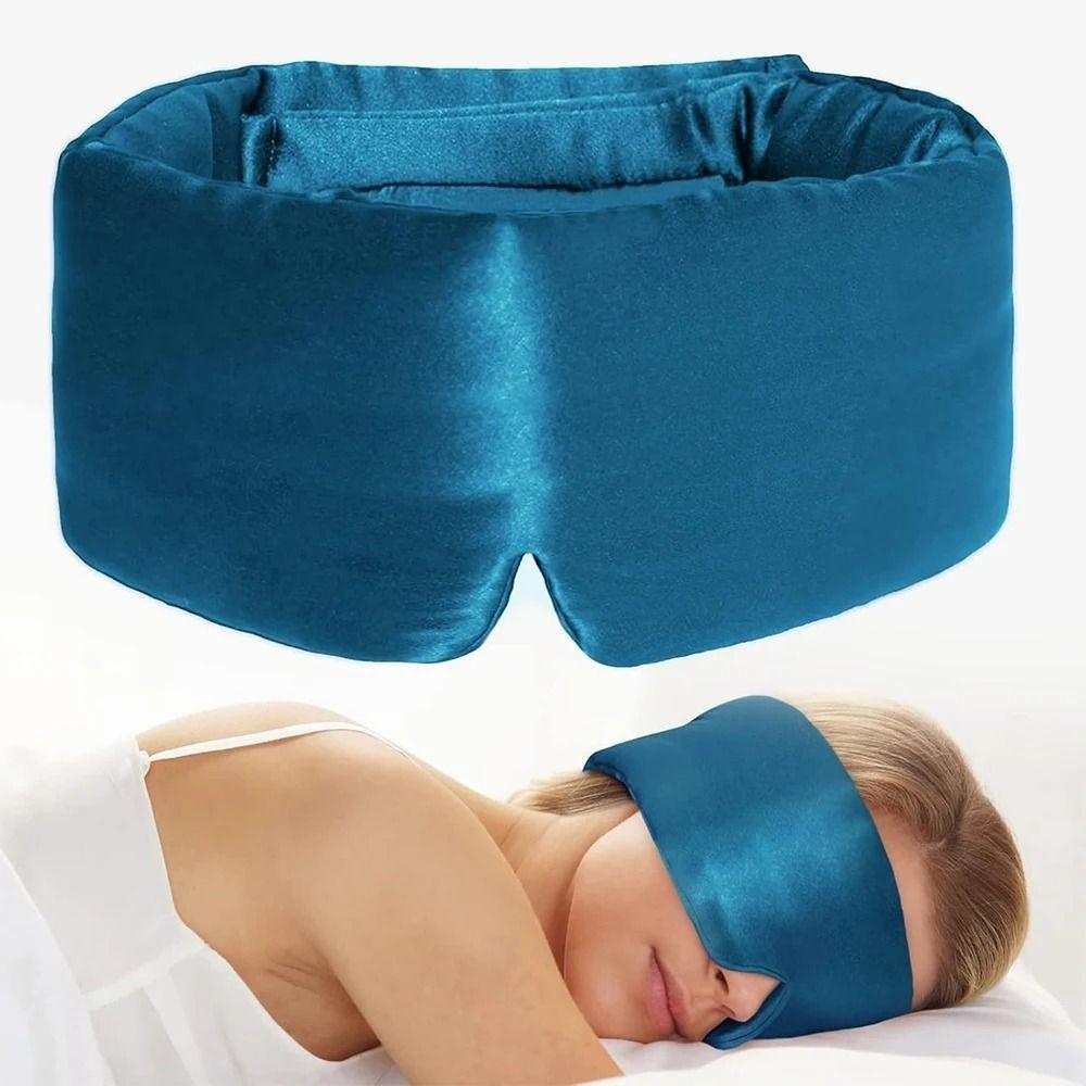 Adjustable Headband Blocking Light Eyemask Silk Nap Sleep Mask for Travel & Nap