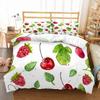 Purple Grape Comforter Cover Summer Fruit Duvet Cover Grapevine Leaves Plant Bedding Set Natural Garden Themed Quilt Cover