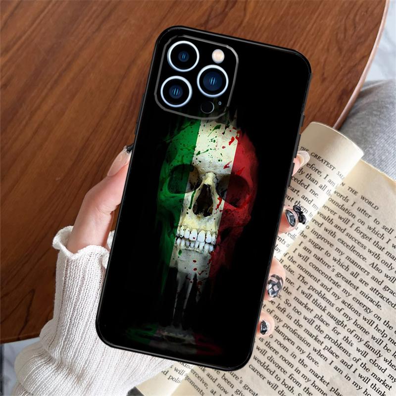 Чехол для телефона Флаг Италии Для iPhone 17 Air 11 14 15 16 Pro Max Plus 12 13 mini 16e 17 Pro Max Задняя крышка