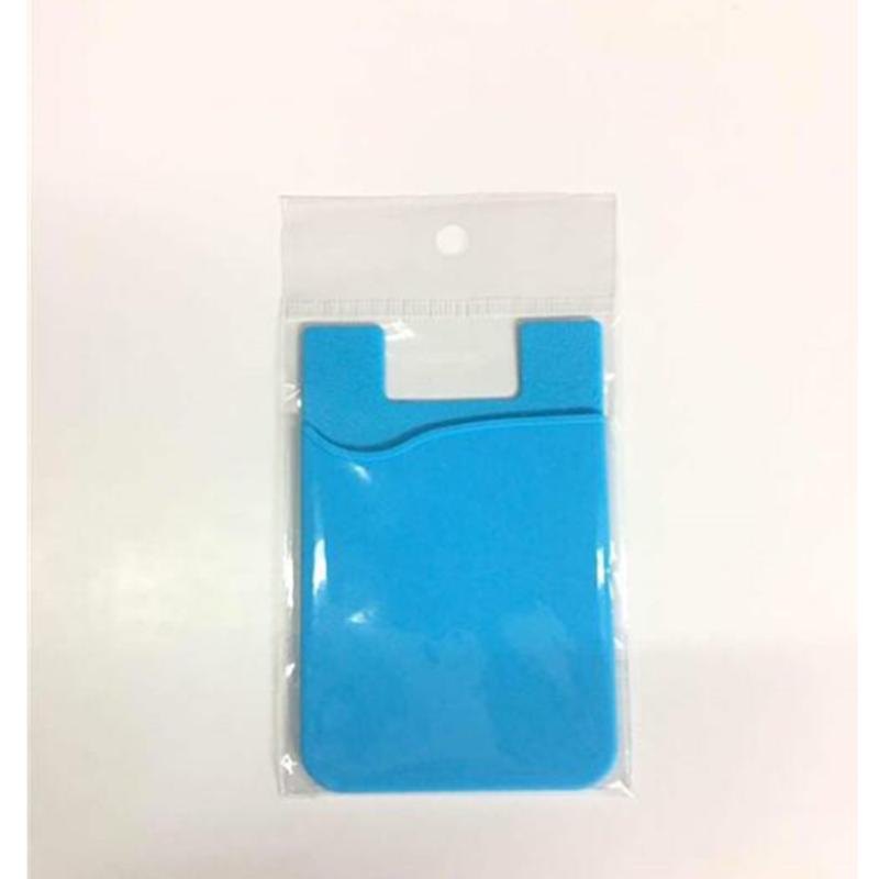 Модный женский и мужской держатель для карт сотового телефона, наклейка, портативная автобусная карта, бизнес-держатель для кредитных карт, чехол с карманом на клее...