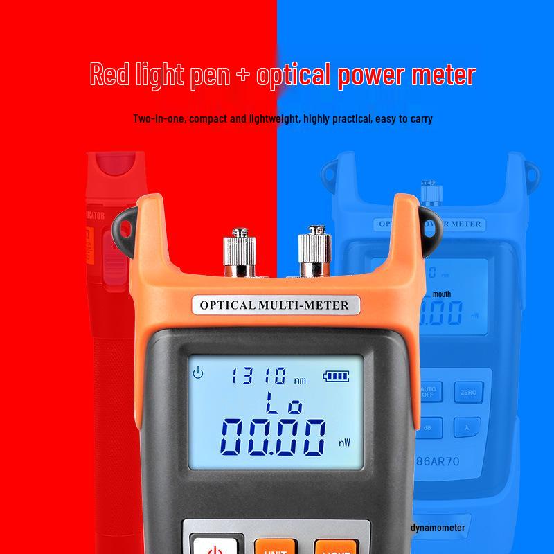 Multifunctional Optical Power Meter with 10km Red Light, 10mW/15mW Fiber Optic Pen