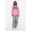 H&M Толстовка оверсайз с принтом Pink Giants 1127637004