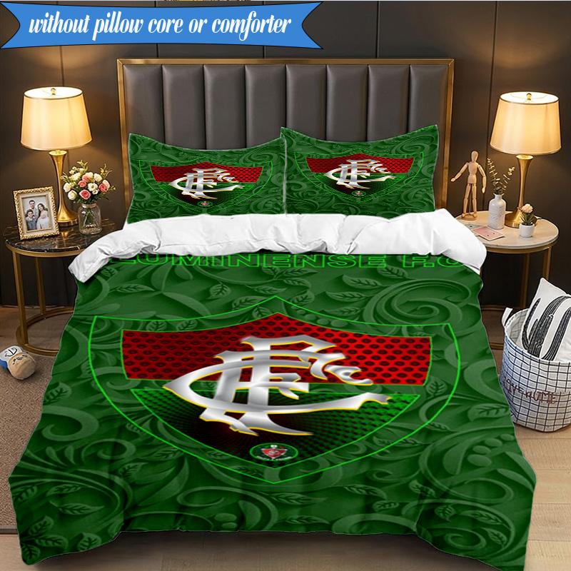 3PCS Champions Celebration Printed Soft Bedding Set,Including 1pc Duvet Cover And 2pcs Pillowcases Perfect for Bedroom, Dormitory, Fan gift