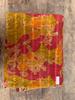 Индийское лоскутное кантовое одеяло ручной работы, 100% хлопок, двустороннее одеяло-накидка, покрывало