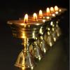 Multi-Size Golden Copper Alloy Candle Holder Candlestick Candelabrum Home Decor