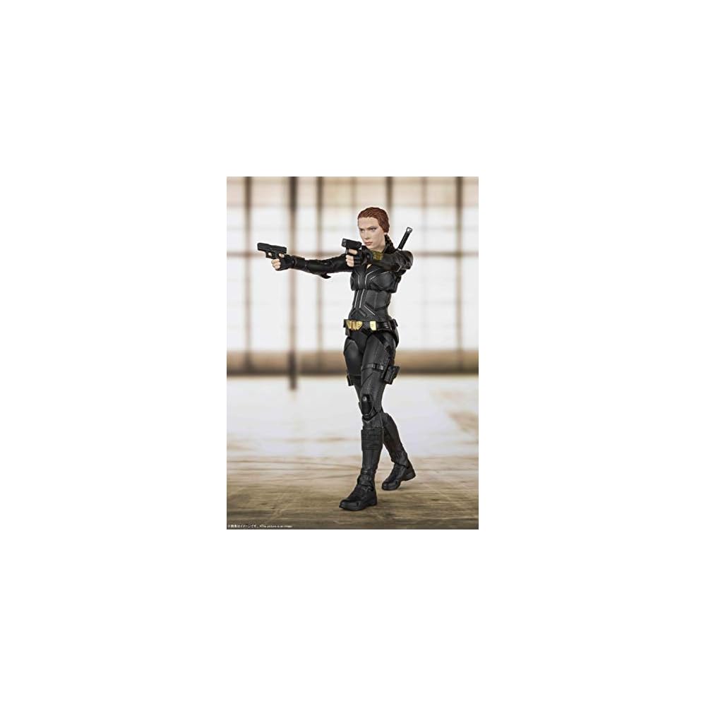 НАРОДЫ ТАМАШИИ SH. Фигурка Marvel Черная Вдова Figuarts 145 мм, экшн-фигурка, АБС, ПВХ, окрашенная, подвижная, коллекционная