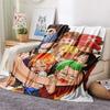 1PC One Piece Patterned Flannel Blanket Suitable For All Seasons For Home Decor Warmth And Comfort Gifts Holiday Present