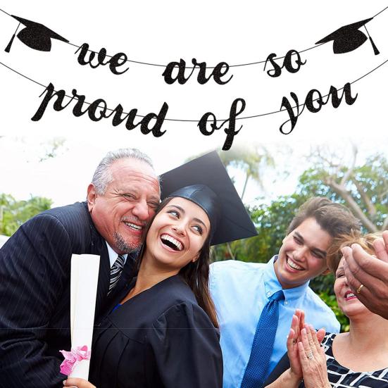 Выпускной баннер, привлекательный баннер для выпускного вечера 2024, прочный подвесной флаг для украшения выпускного сезона