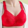 Large Size Thin Underwear Gathering Type Anti-sagging Breast No Steel Ring Comfortable Bra Breathable Bra Women's Underwear