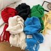 New Solid Color Scarf For Women In Spring And Autumn Versatile Ribbon Wrist Strap Headband Fashionable Decoration Student Neck Protection Small Scarf