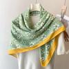 Fashionable Scarf for Woman 90*90cm Square Large Sun Protective Scarf Summer Travel Sun Protective Scarf