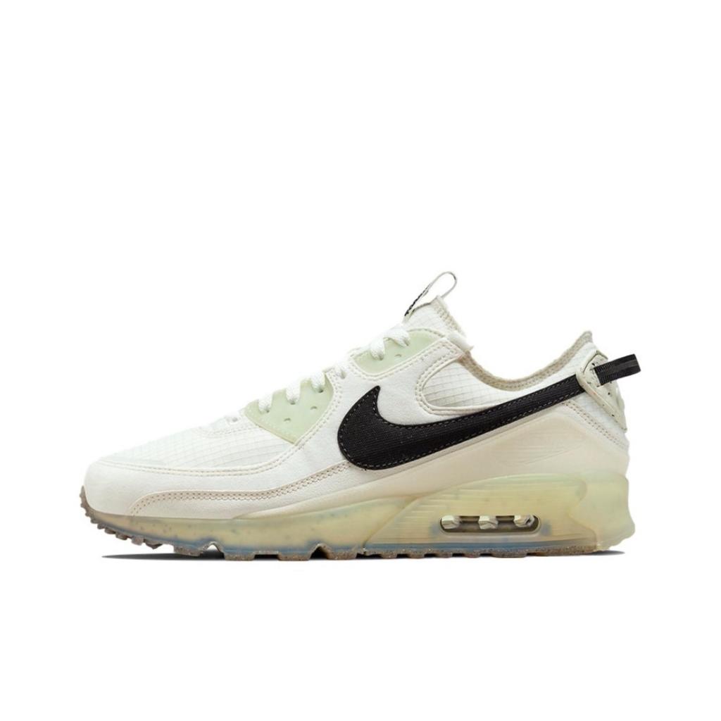 Nike Air Max 90 Амортизация Низкие Повседневные Беговые Кроссовки Унисекс Кремовый DH2973-100(Команда69-)