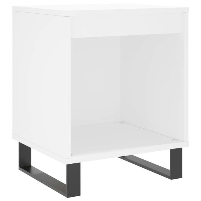 Maison Exclusive - Tables de chevet 2 pcs blanc 40x35x50 cm bois d’ingénierie