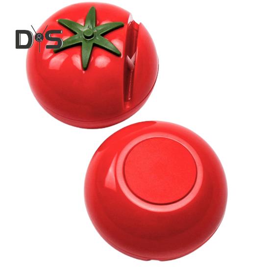 Милая керамическая точилка для томатов, быстрая заточка, многофункциональная резак для фруктов, ножницы, металлическая точилка для посуды, точильный камень, кухонные принадлежности