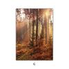 Landscape Flower Picture Canvas Painting Wall Art Autumn Scenery Pumpkin Leaves Poster and Print for Modern Home Wall Decor