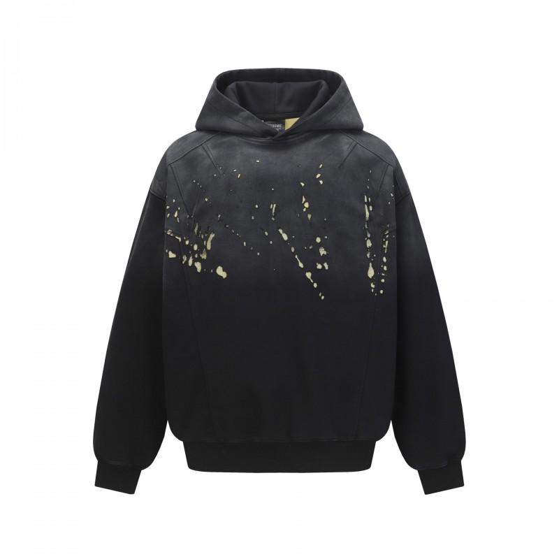 Mens 2025 American Street Style Hoodie Loose Fit Hip Hop Sweatshirt