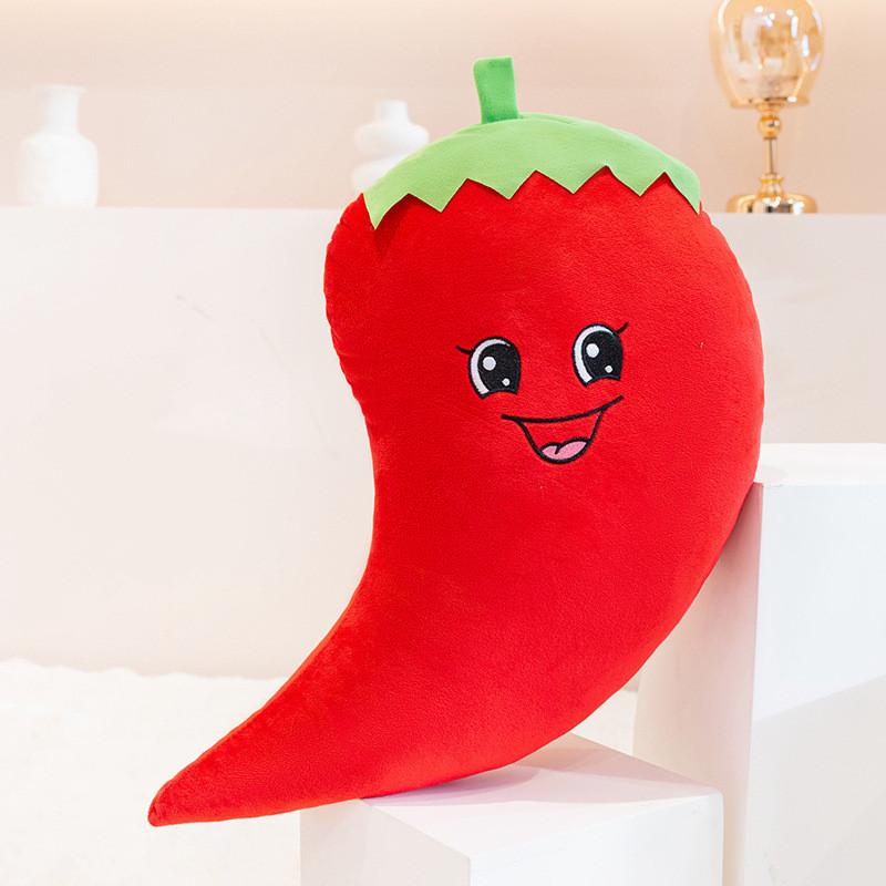 Vegetable Broccoli Peppers Eggplant Watermelon Plush Toy Stuffed Doll Gift Kids