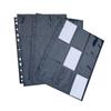 Album Collection Card Organizer Card Album Inner Page Loose-leaf Inners Black Storage Page