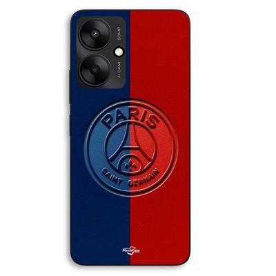 Coque De Téléphone - MANIACASE - Xiaomi Redmi 13C 5G - Silicone TPU - Noir - Logo PSG