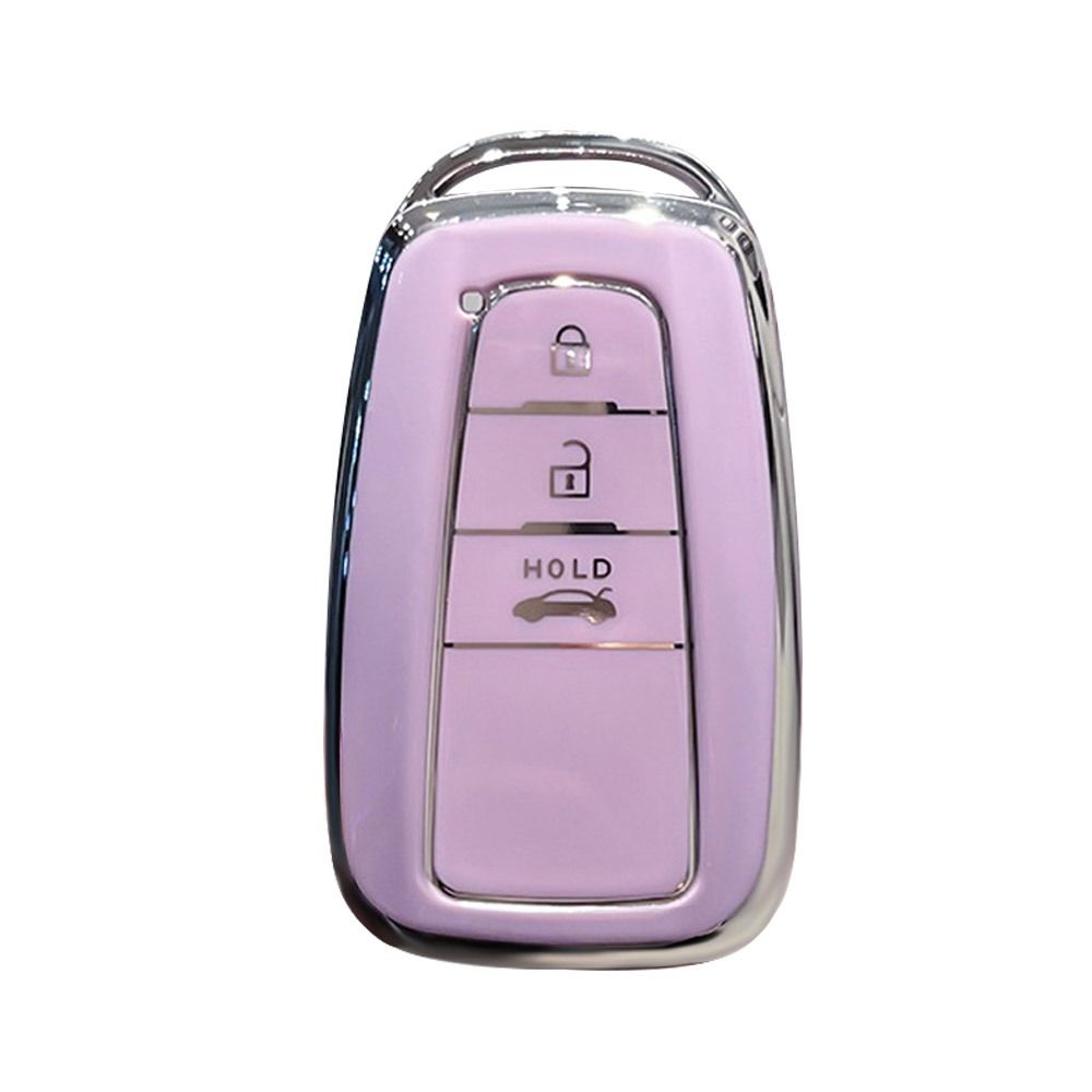 Remote Key Case For Toyota/Camry/ Corolla CHR C-HR RAV4/Land/Cruiser/Prado Car Key Case Soft TPU Full Cover Key Cover Shell