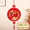Vietnamese Lunar New Year Wall Hanging Ornament Felt Fabric Door Front Pendant  New Year Decoration